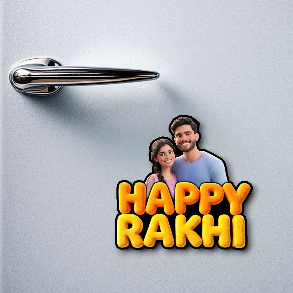 Happy rakhi - Fridge magnet