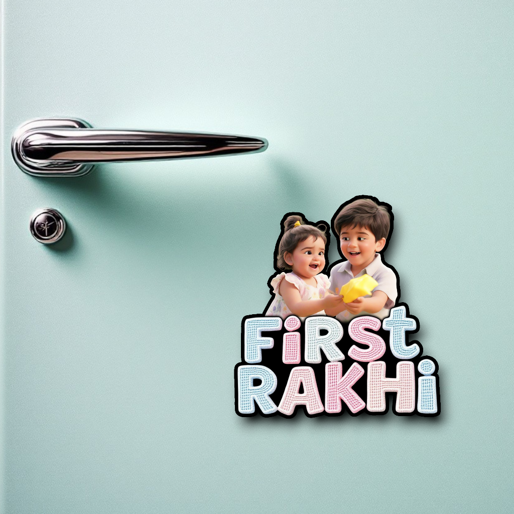 First rakhi - Fridge magnet