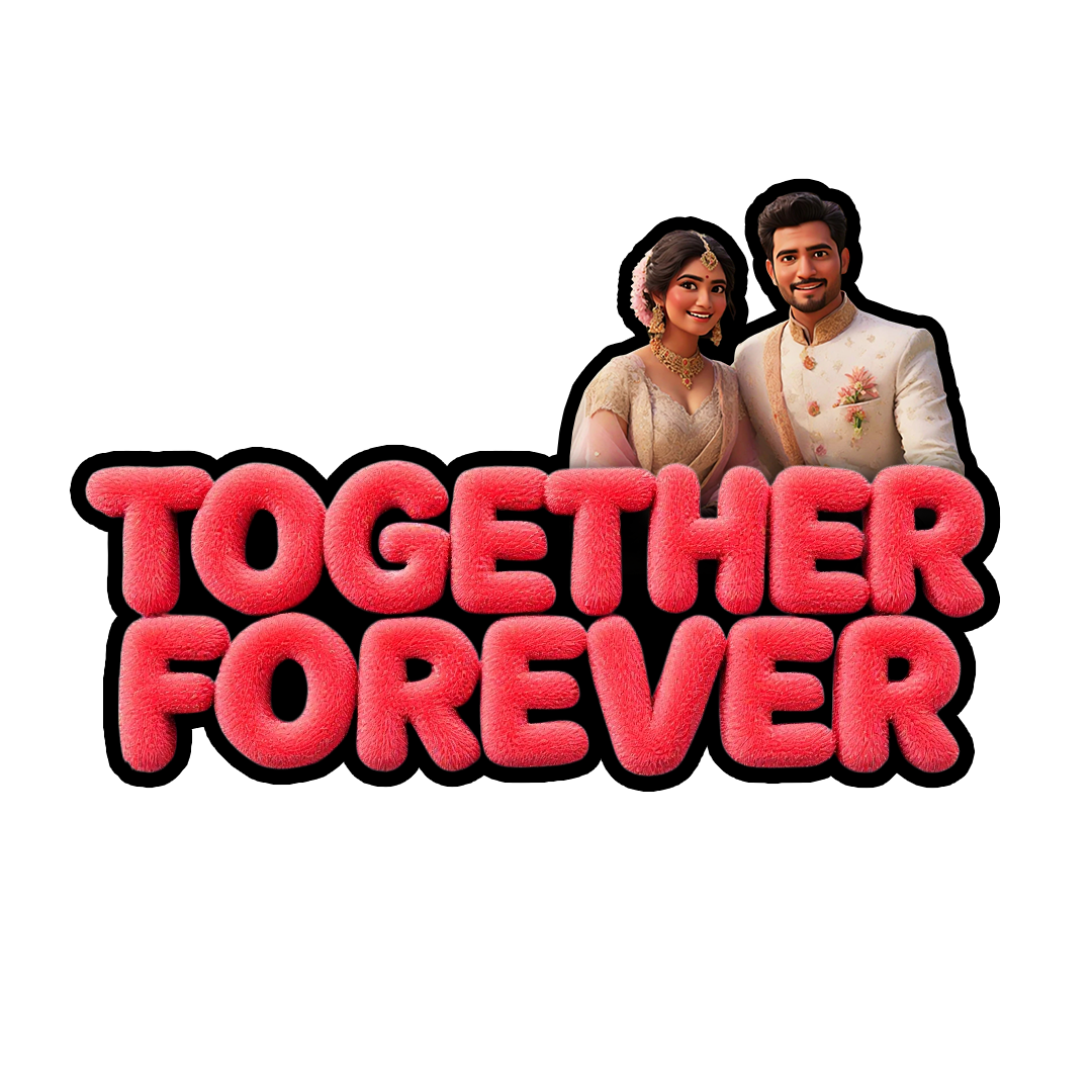 Together forever - Fridge magnet