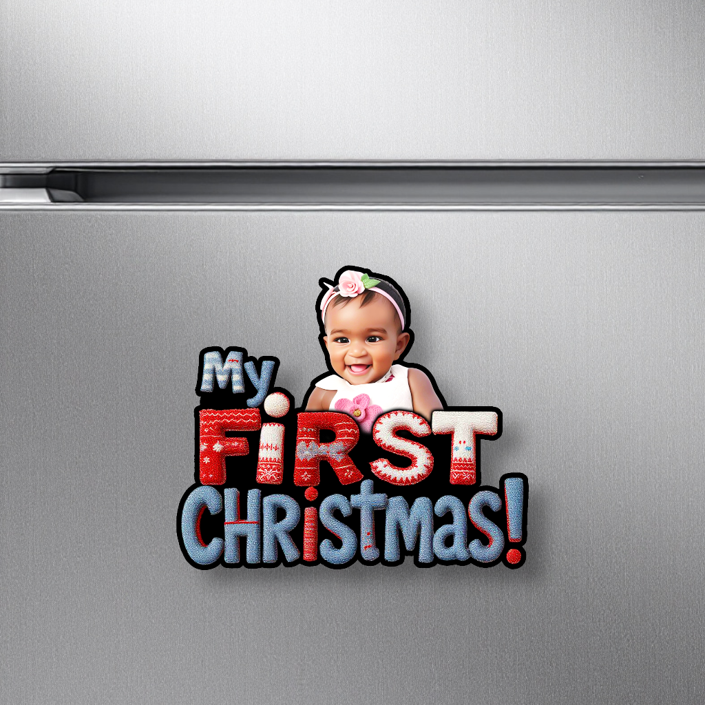 My First Christmas! - Fridge magnet