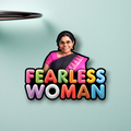Fearless Woman — Personalized Fridge Magnet