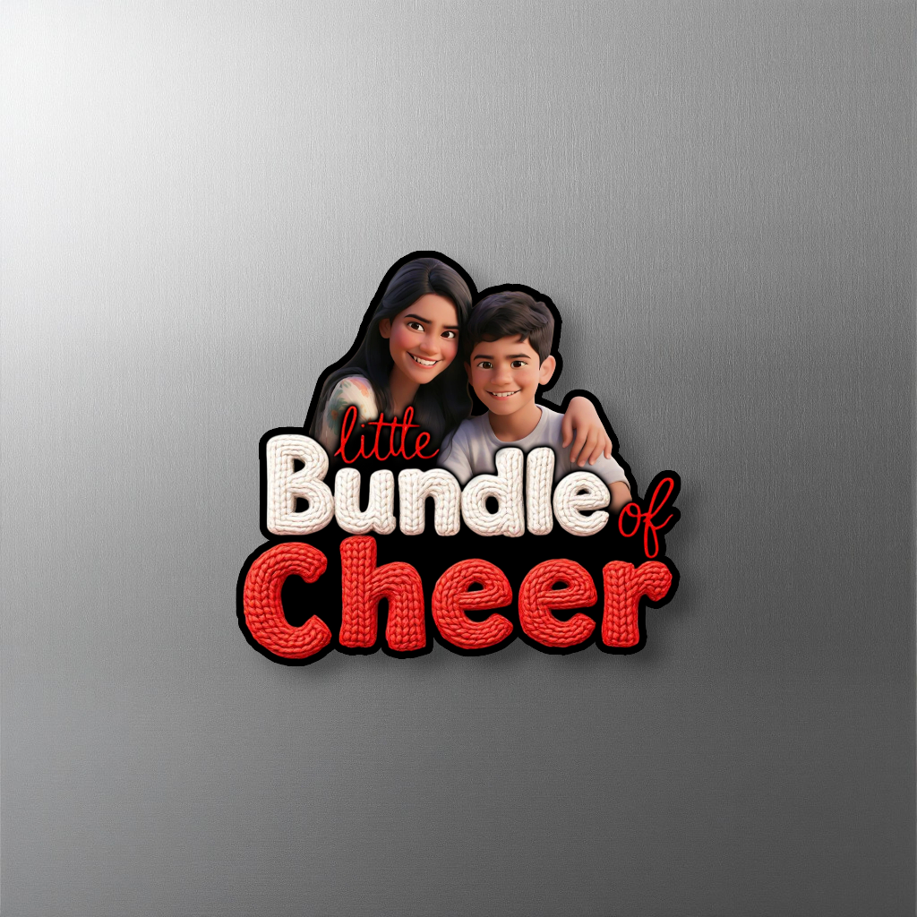 Little Bundle of cheer - Fridge magnet