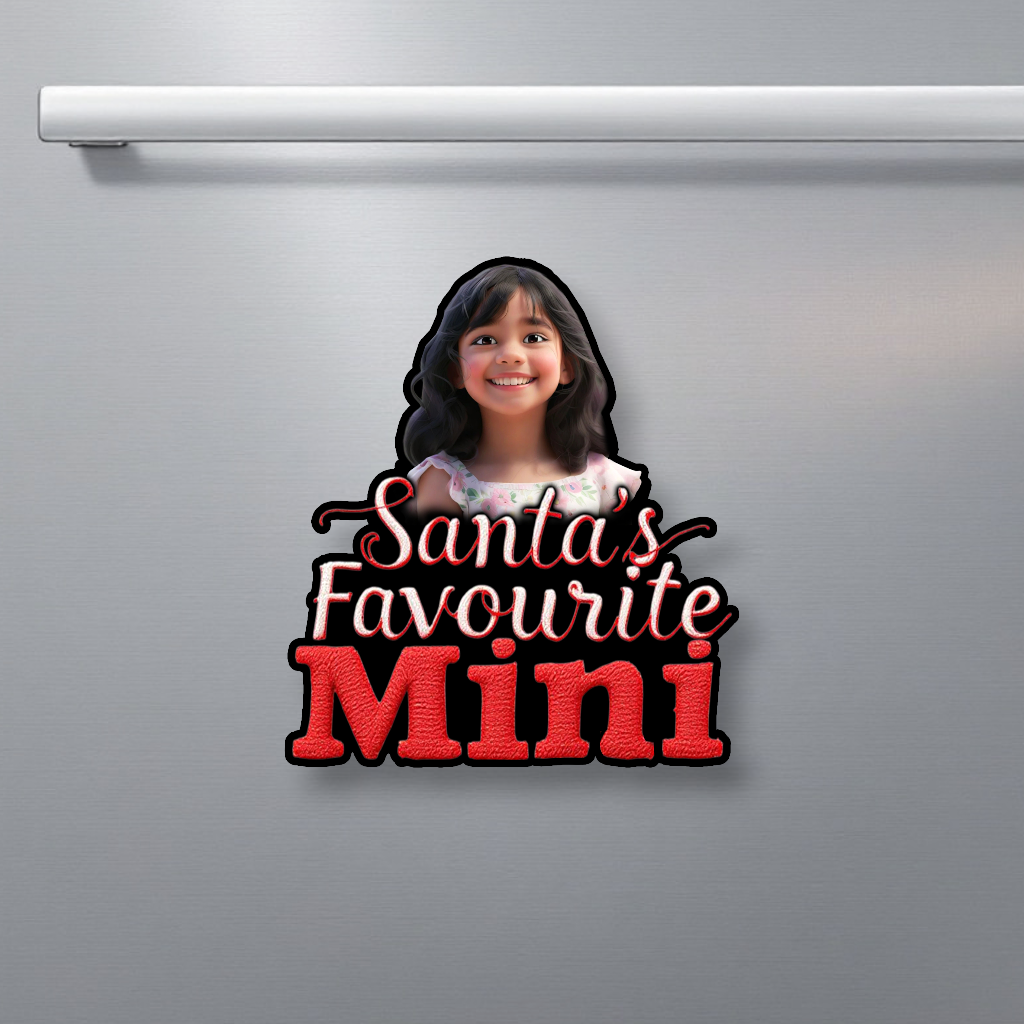 Santa's Favourite Mini - Fridge magnet