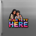 Personalized Fridge Magnet With Photo & Custom Text - Style 11