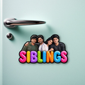 Siblings — Personalized Fridge Magnet