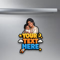 Personalized Fridge Magnet With Photo & Custom Text - Style 06