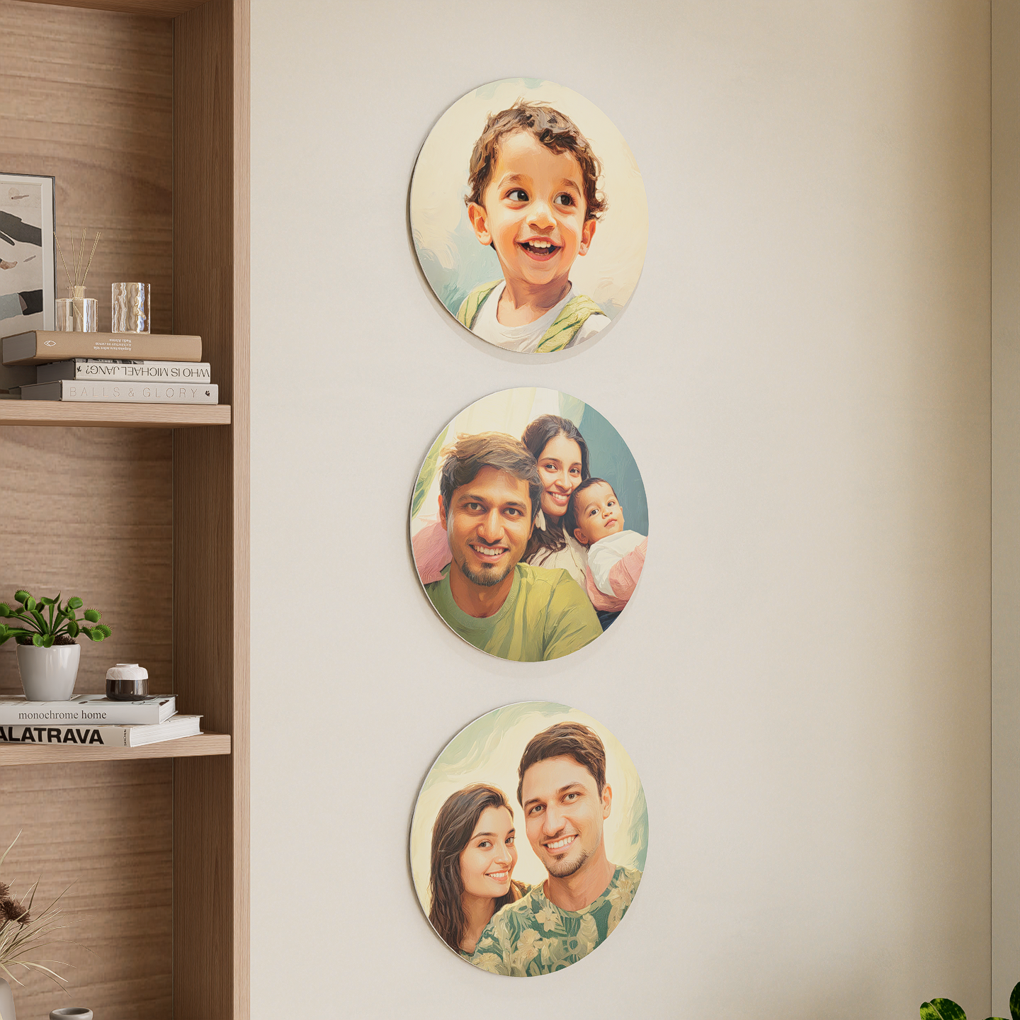 Personalized decor wall plate