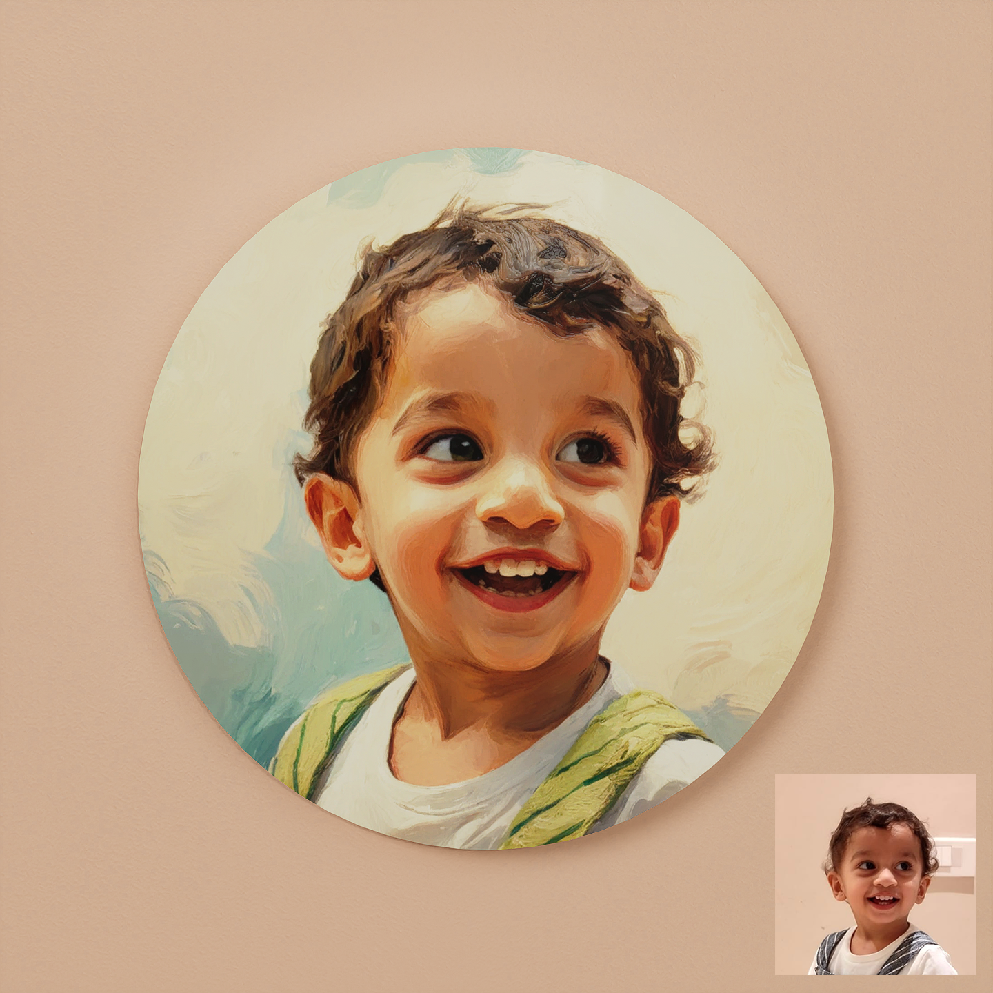 Personalized decor wall plate