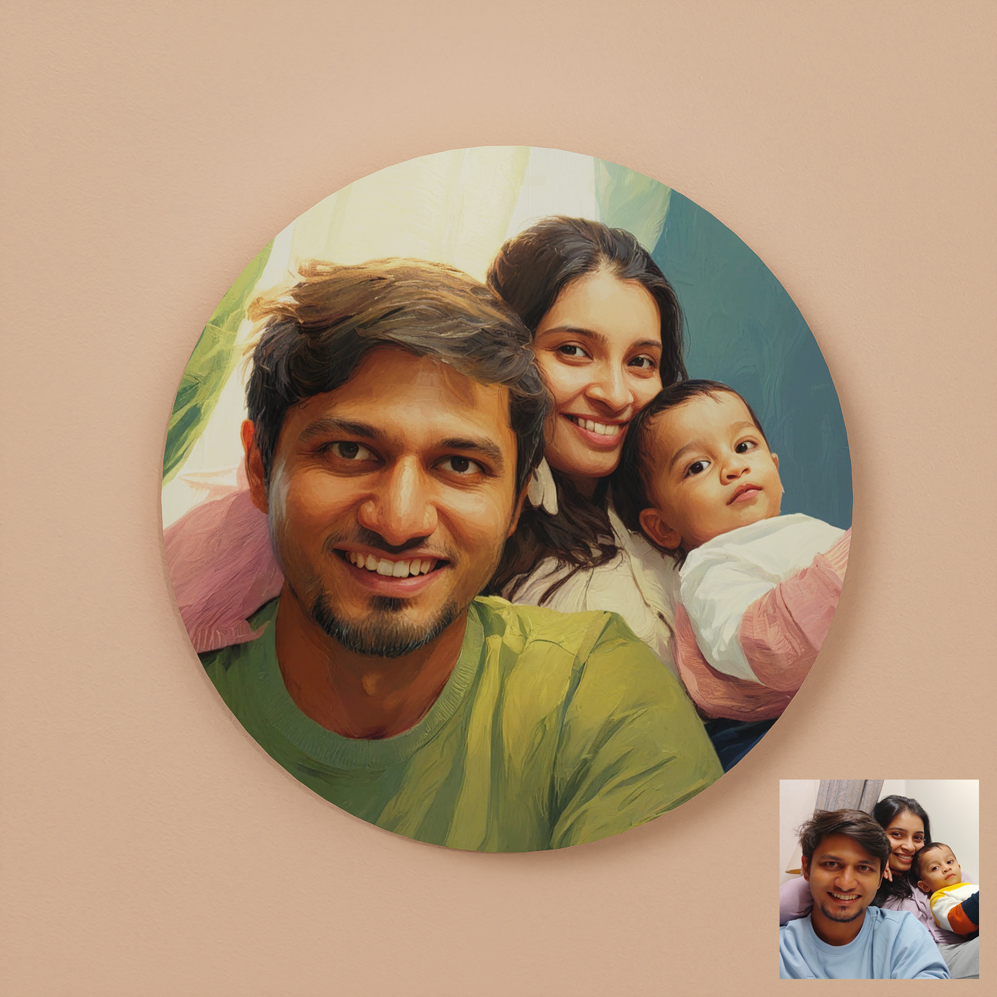 Personalized decor wall plate
