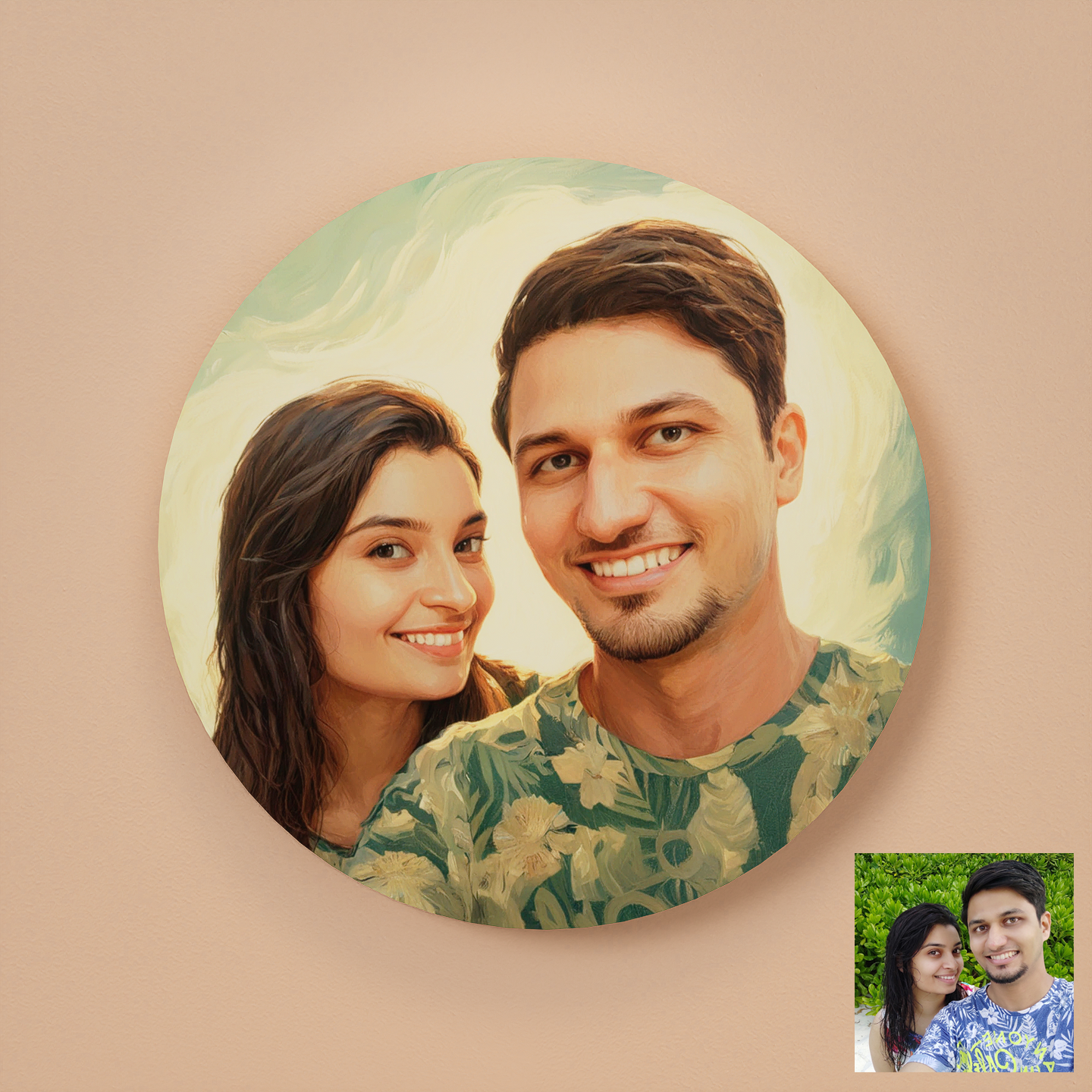 Personalized decor wall plate