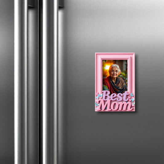 Best mom - magnetic photo frame