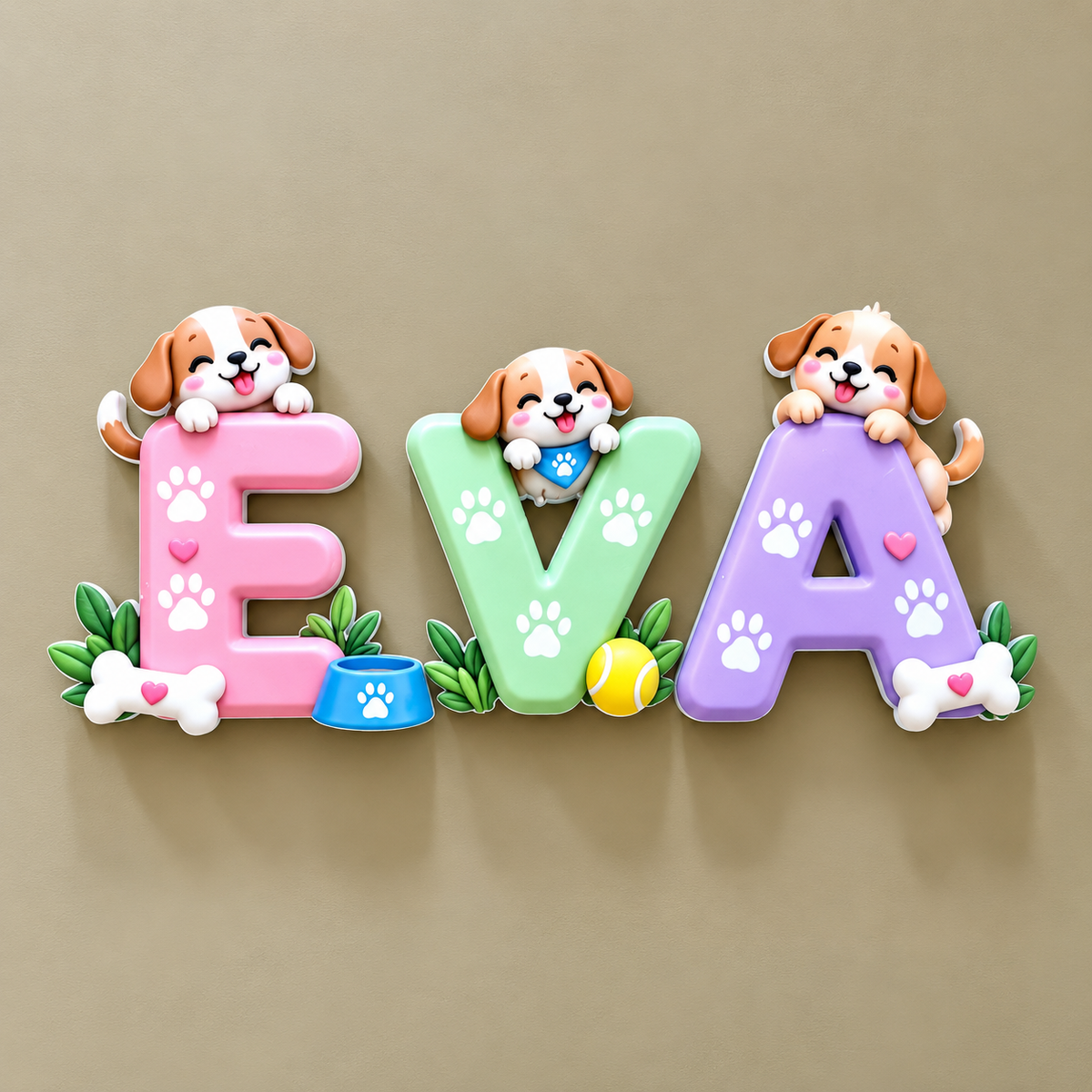 Personalized Kids Name- Fridge Magnet (2-inches height)