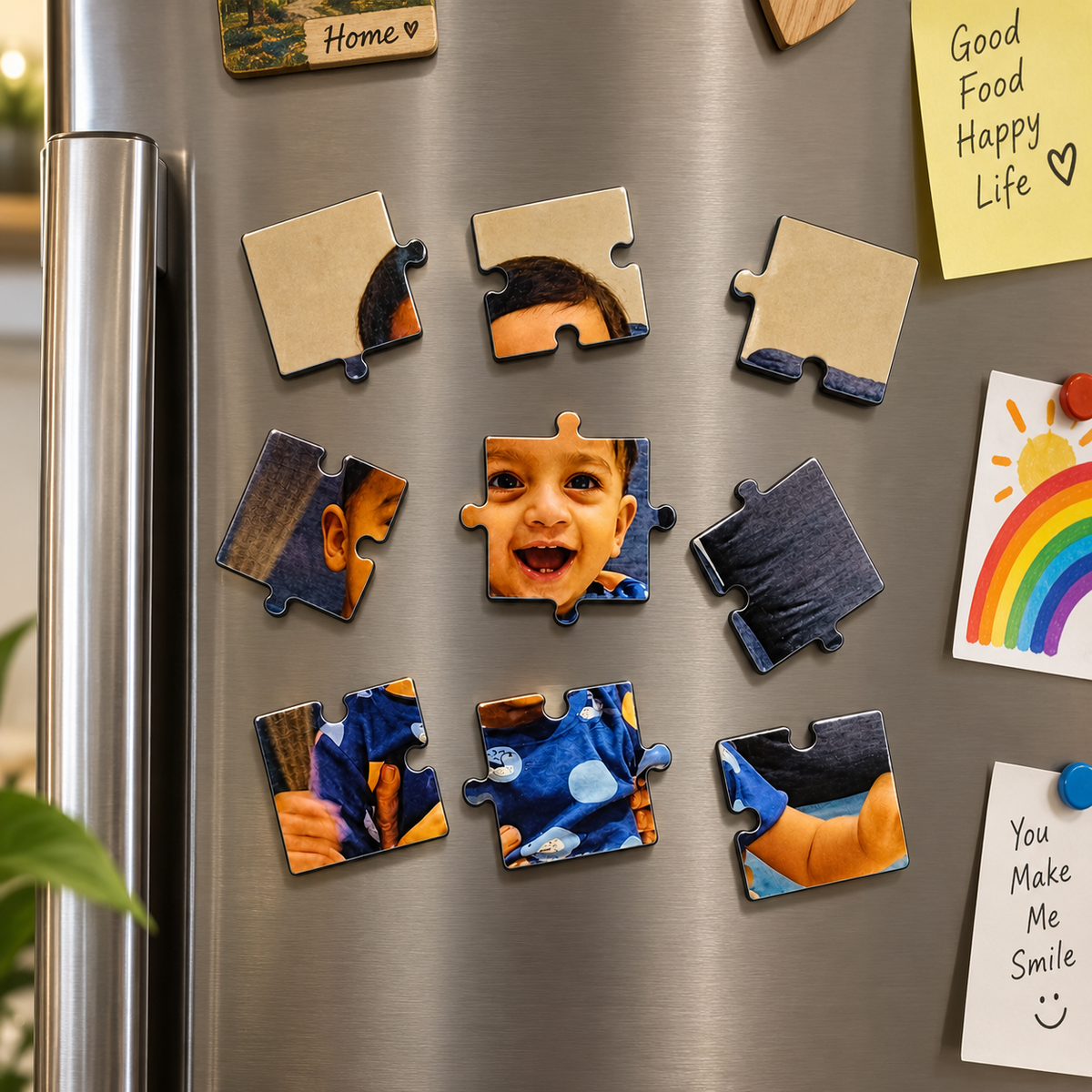 Magnetic Puzzle 4x4 Inch — Personalized Photo Puzzle