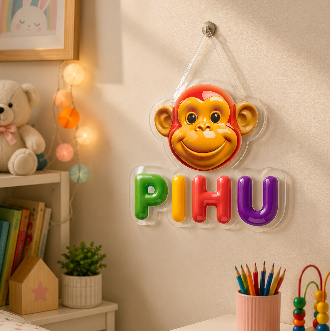 Kids Nameplate — Ceramic Look | Personalized Name Plate