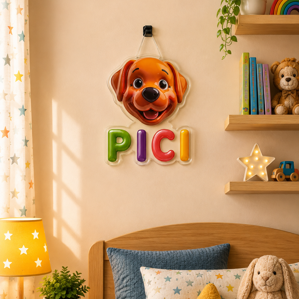 Kids Nameplate — Ceramic Look | Personalized Name Plate