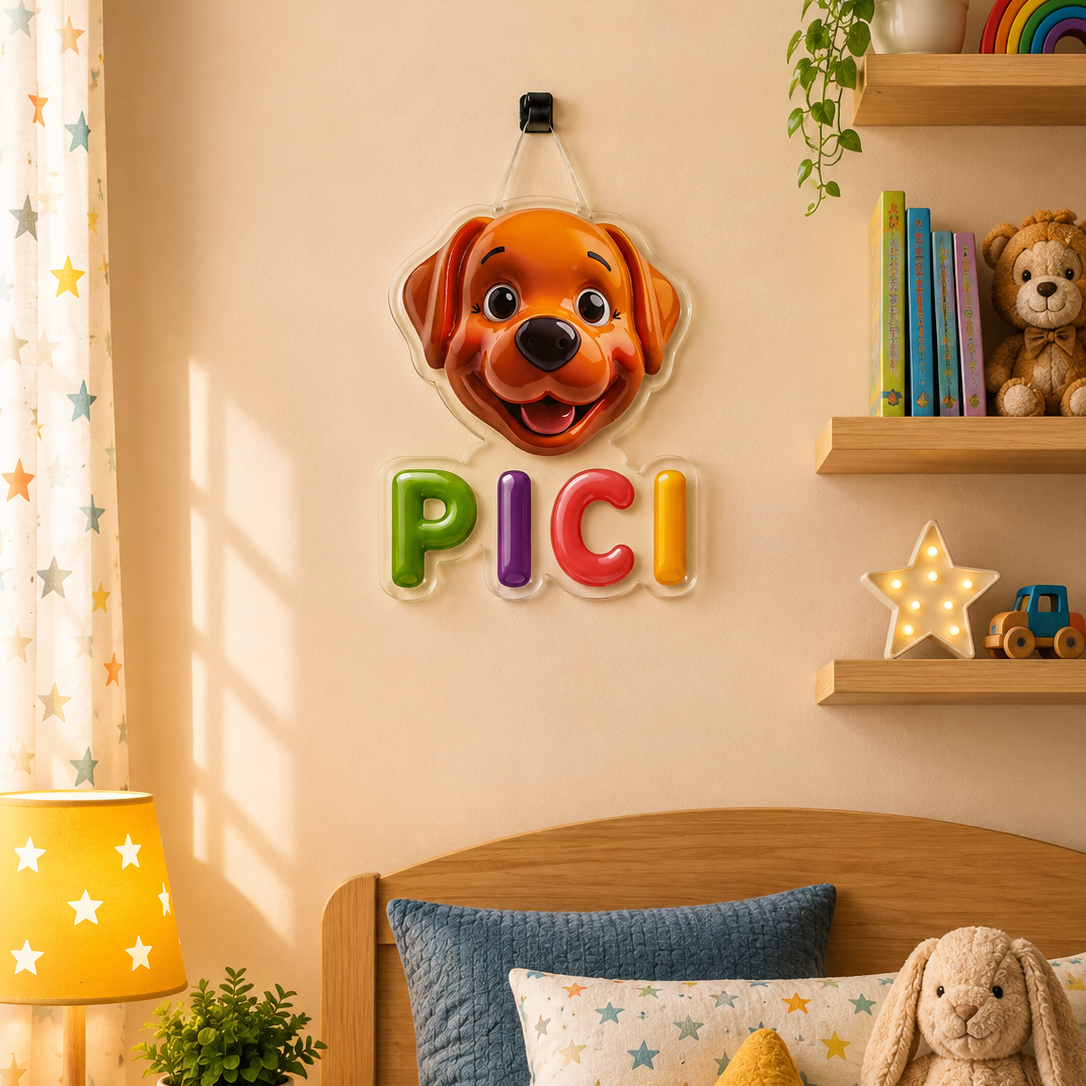 Kids Nameplate — Ceramic Look | Personalized Name Plate