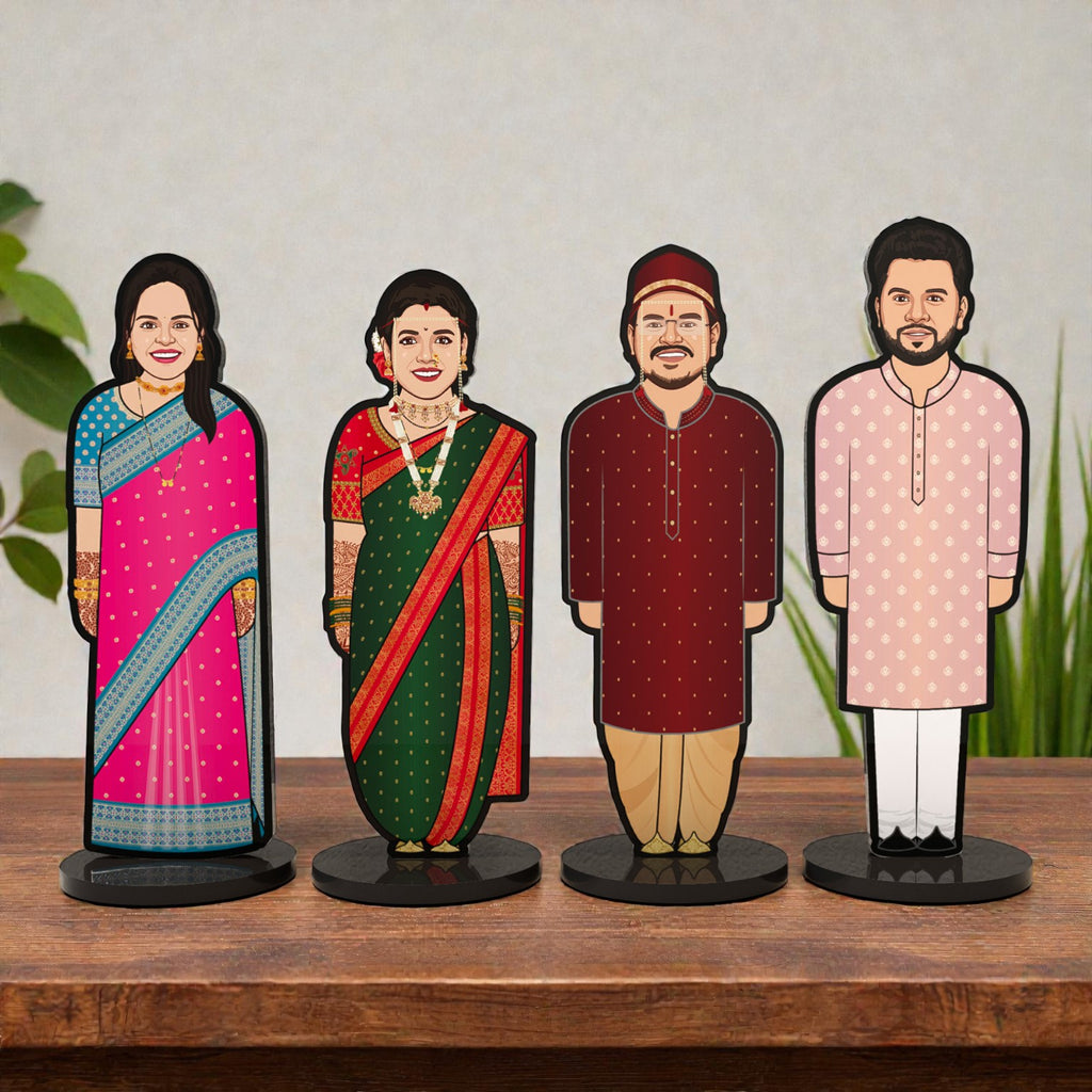 Personalized miniature figurine gift India — Minetoon