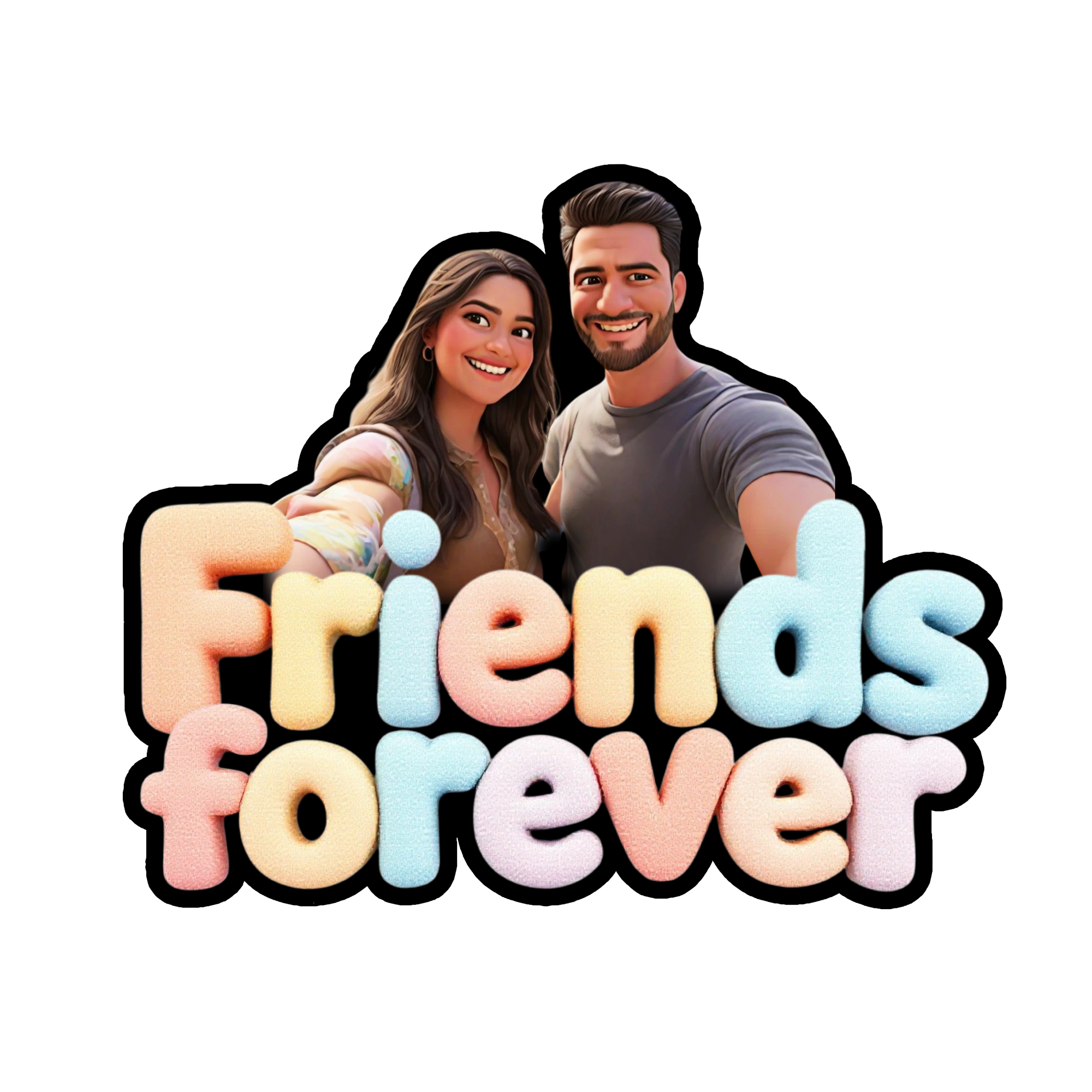 Friends Forever - Fridge magnet