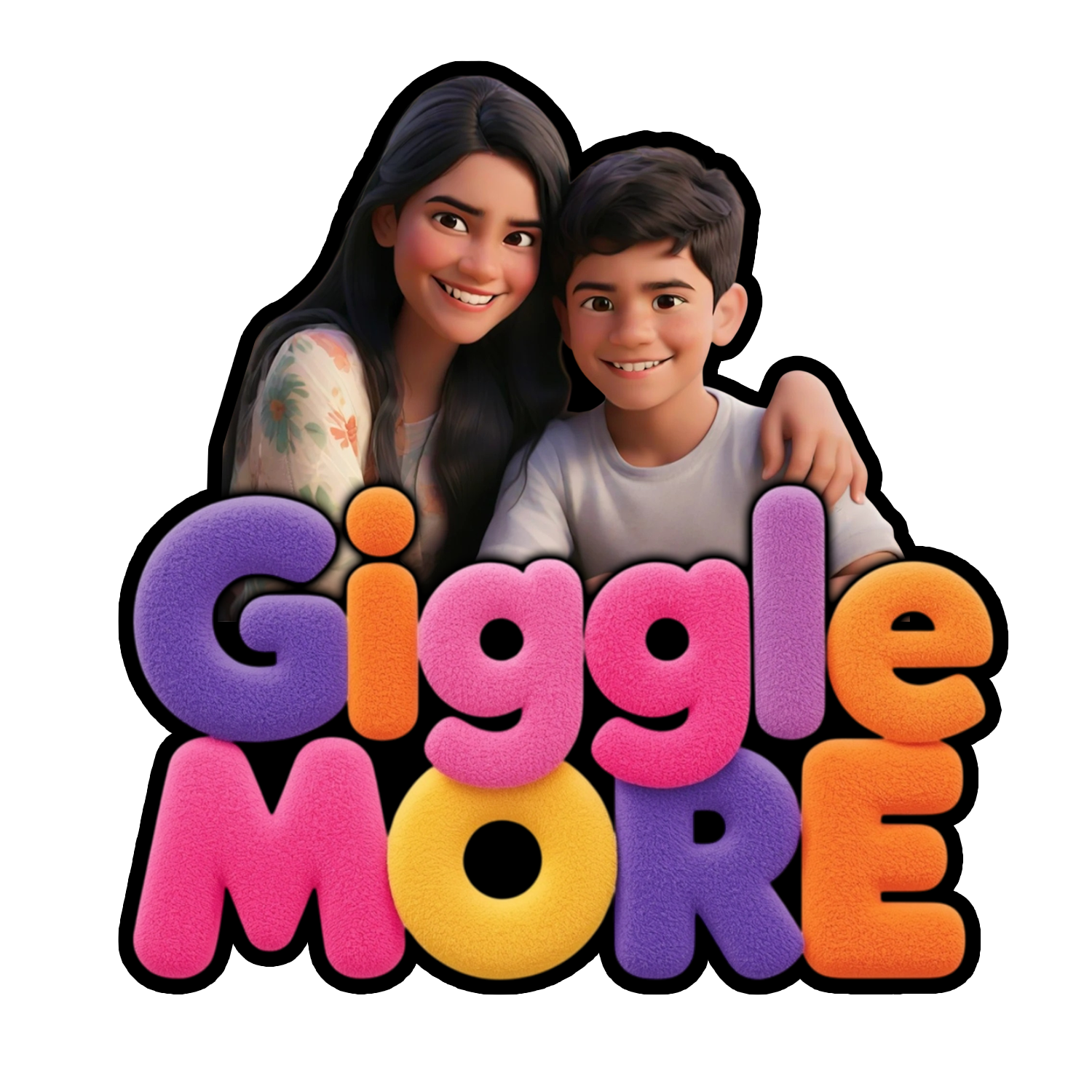 Giggle More - Fridge magnet