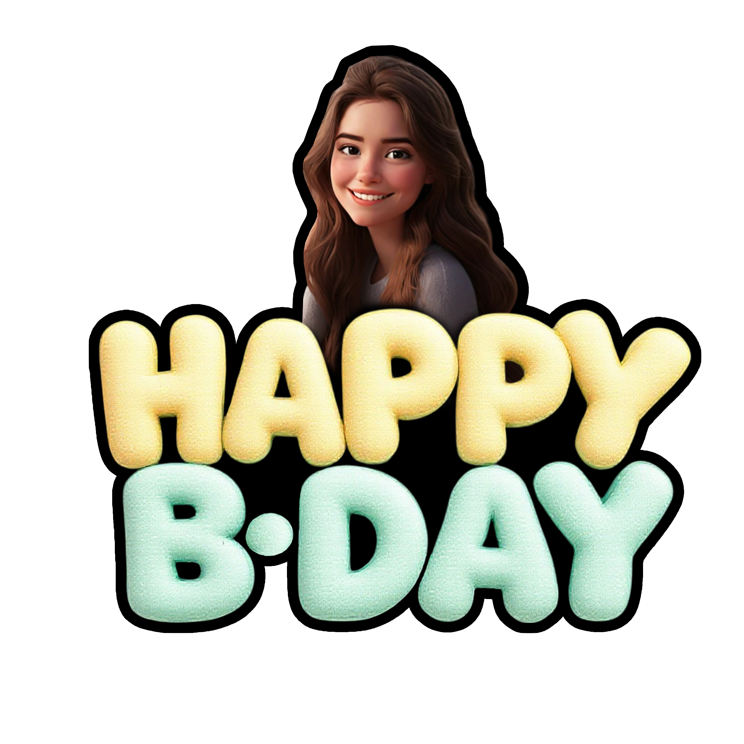 Happy Birthday - Fridge magnet