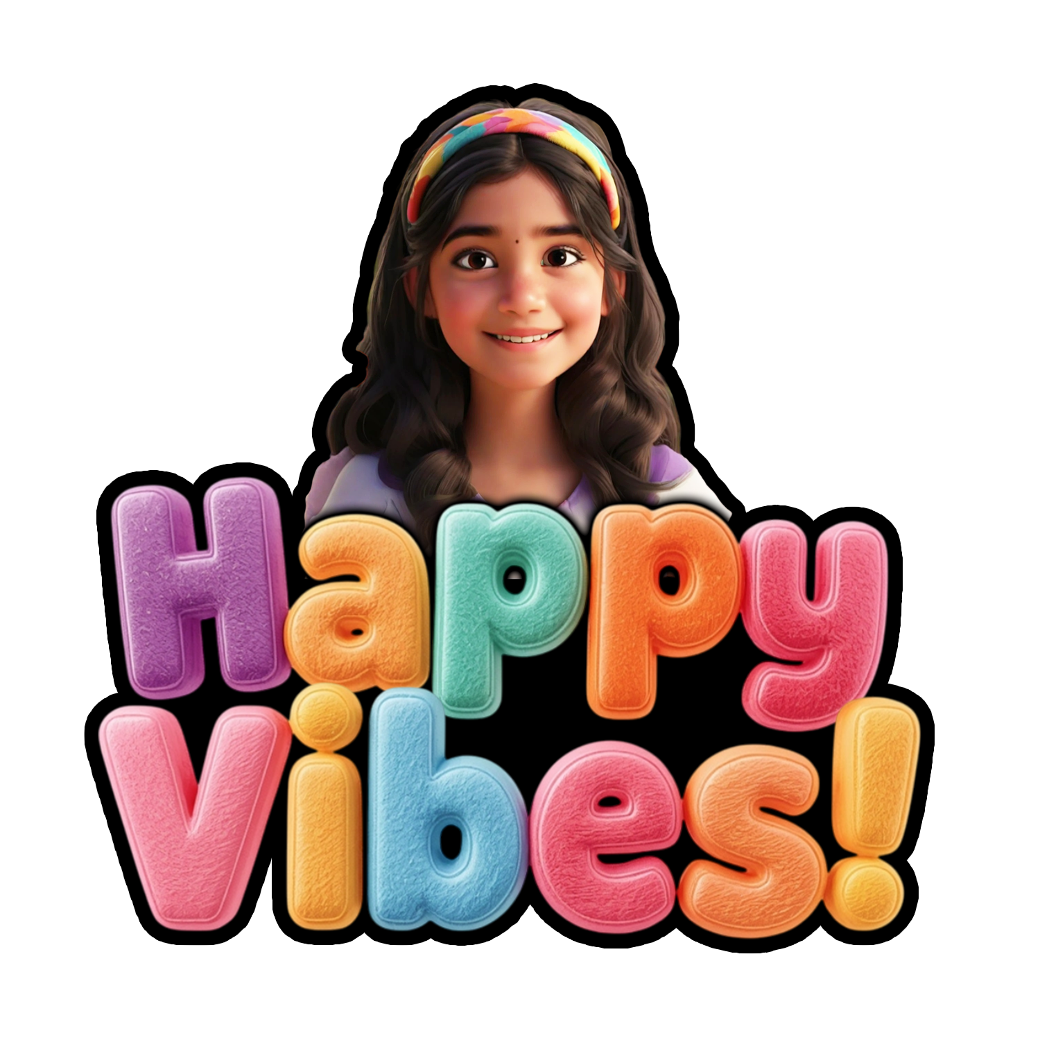 Happy vibes! - Fridge magnet
