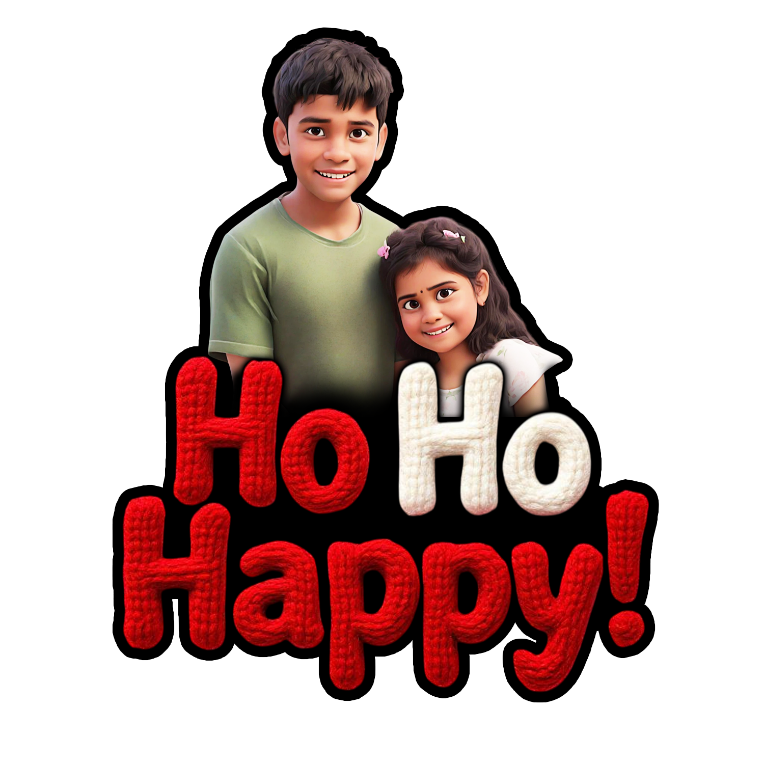 Ho Ho Happy! - Fridge magnet