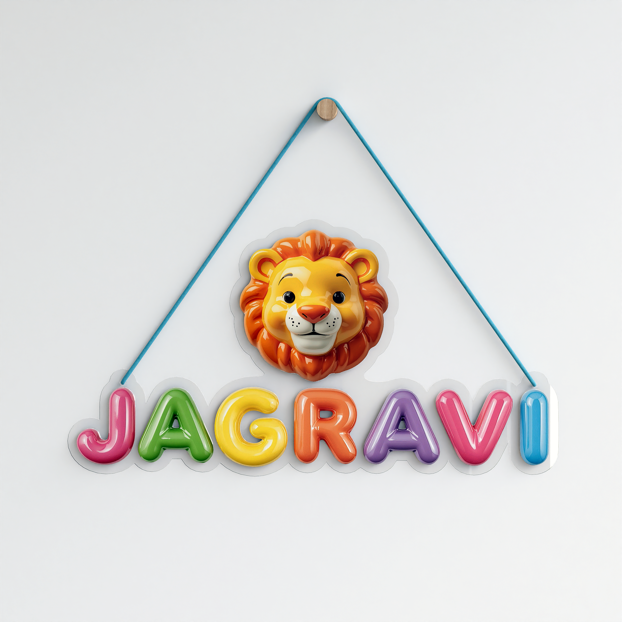 Kids nameplate - Ceramic look