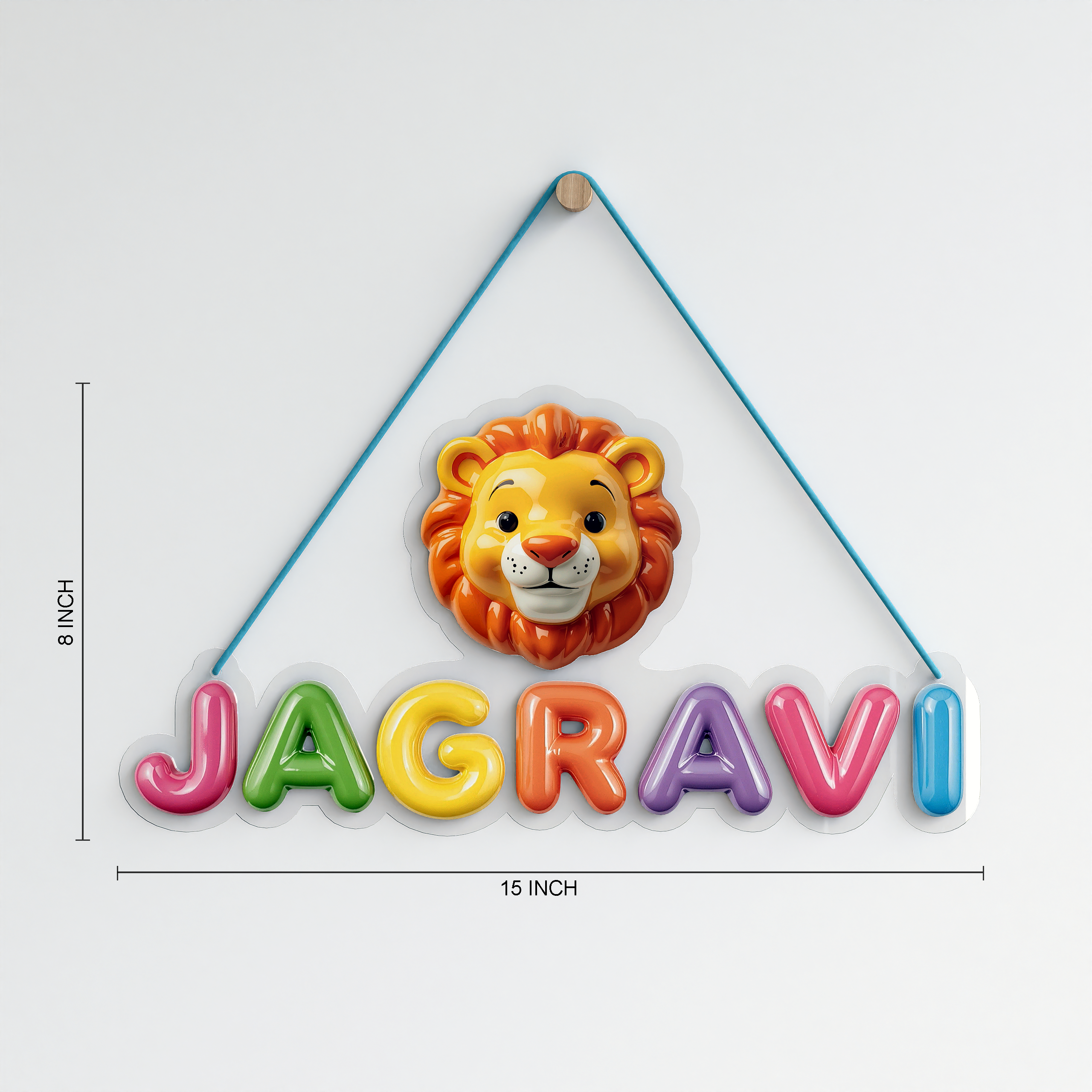 Kids nameplate - Ceramic look