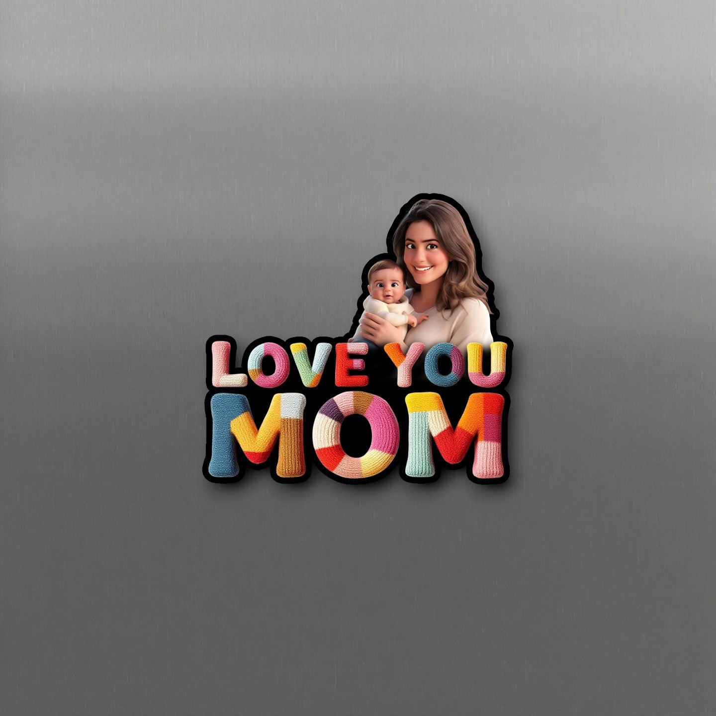 Love you mom - Fridge magnet