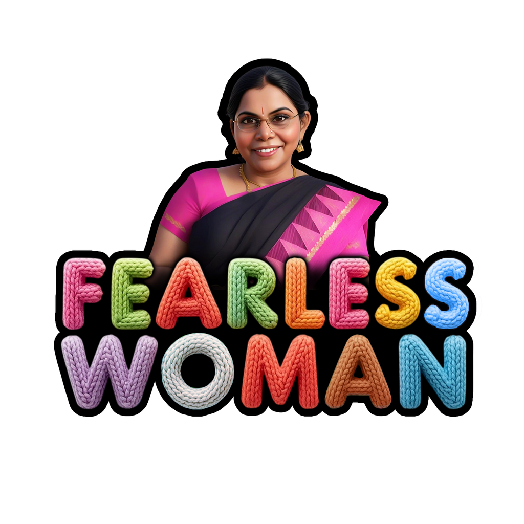Fearless Woman — Personalized Fridge Magnet