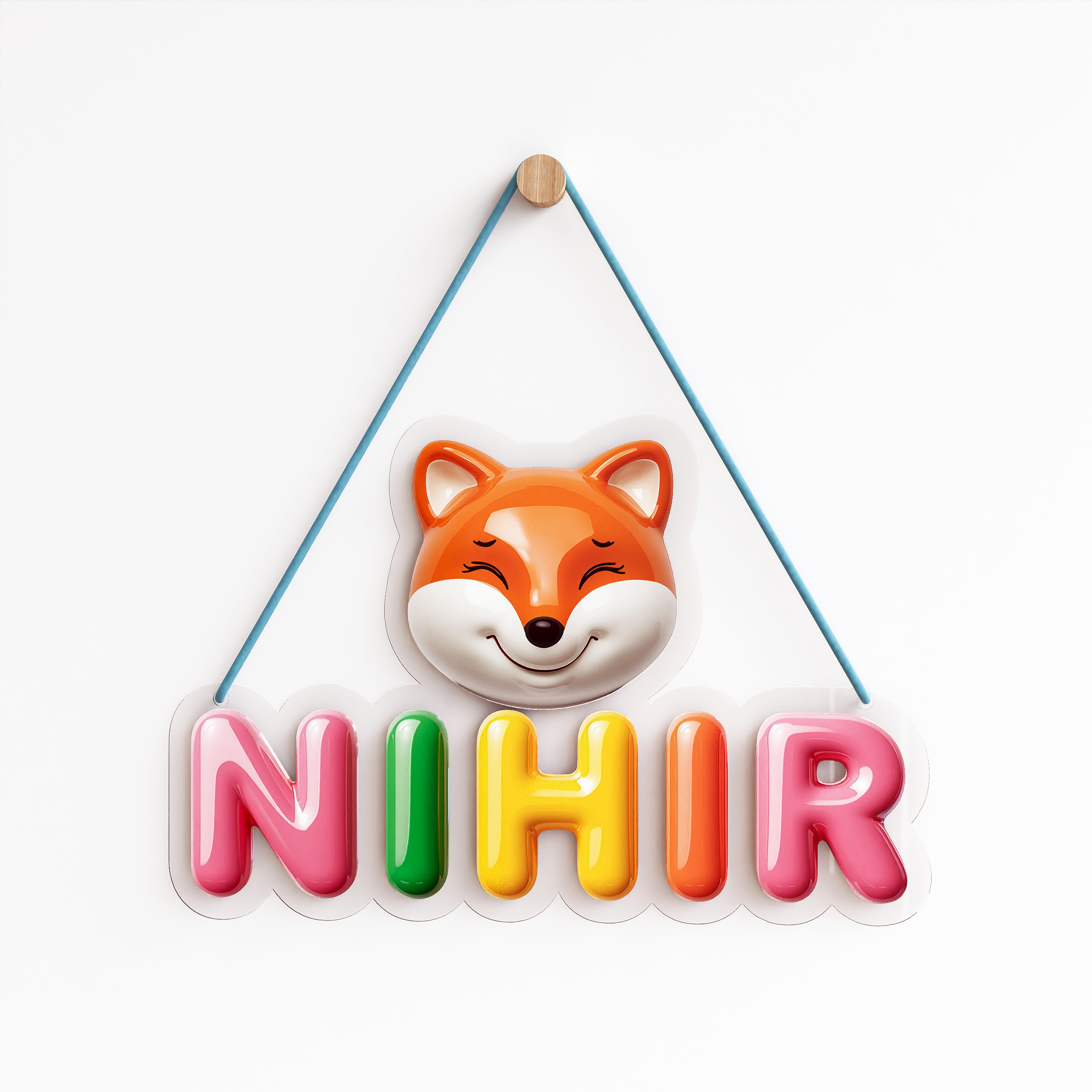 Kids nameplate - Ceramic look