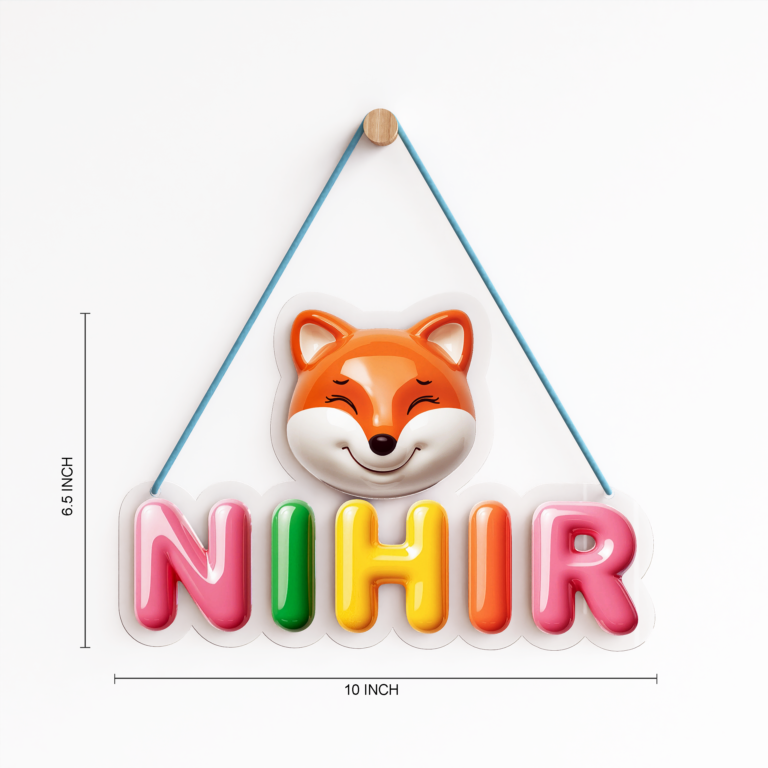 Kids nameplate - Ceramic look