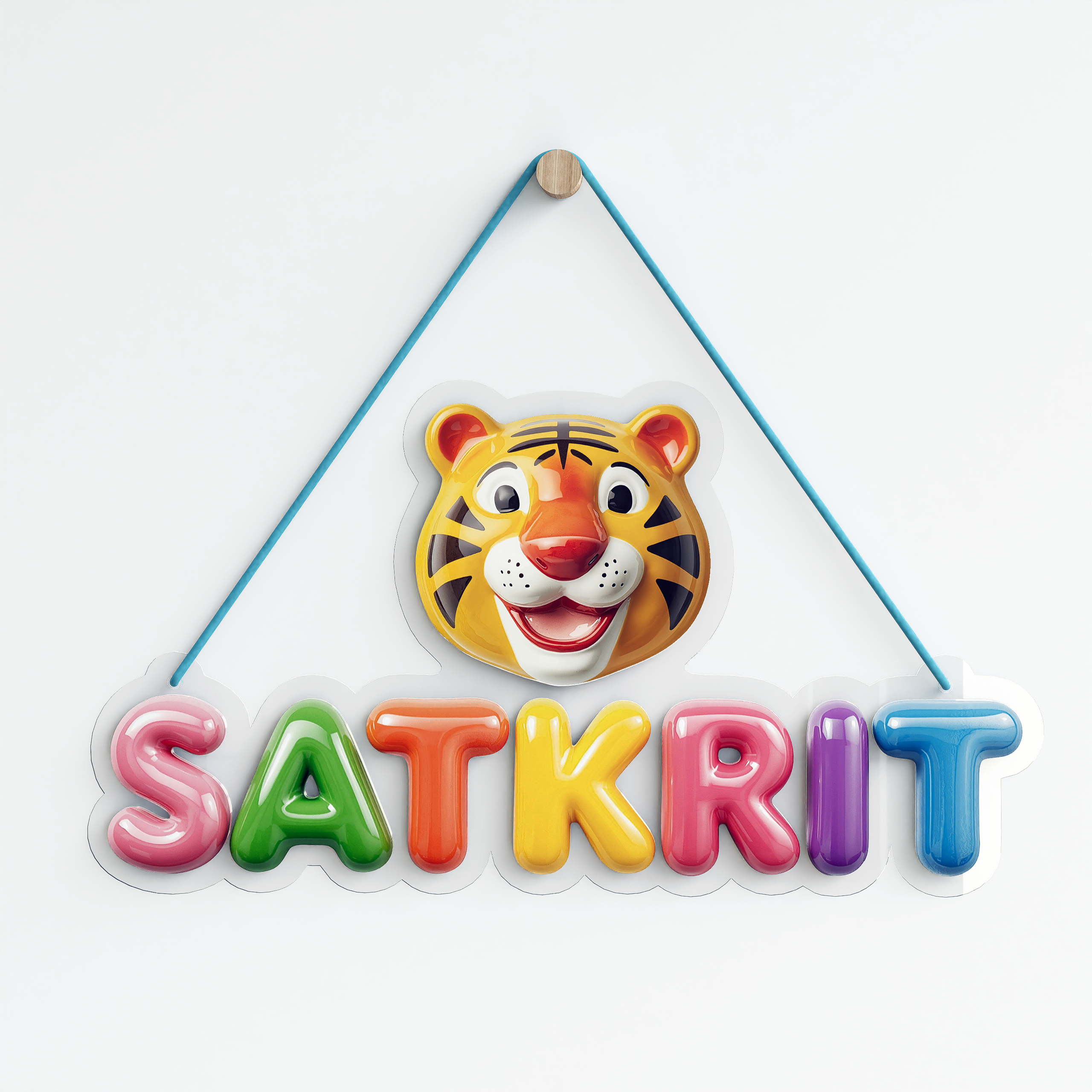 Kids nameplate - Ceramic look