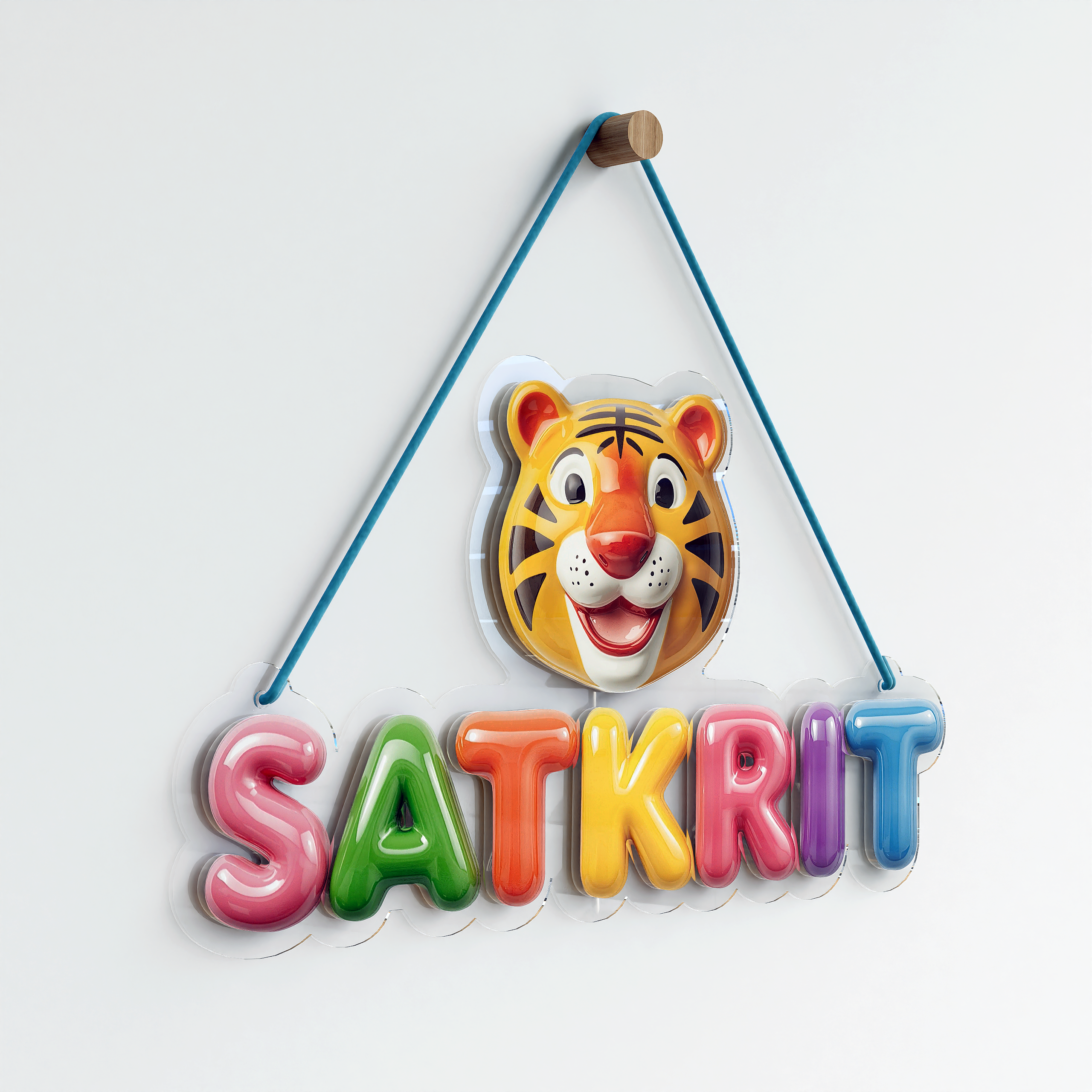 Kids nameplate - Ceramic look