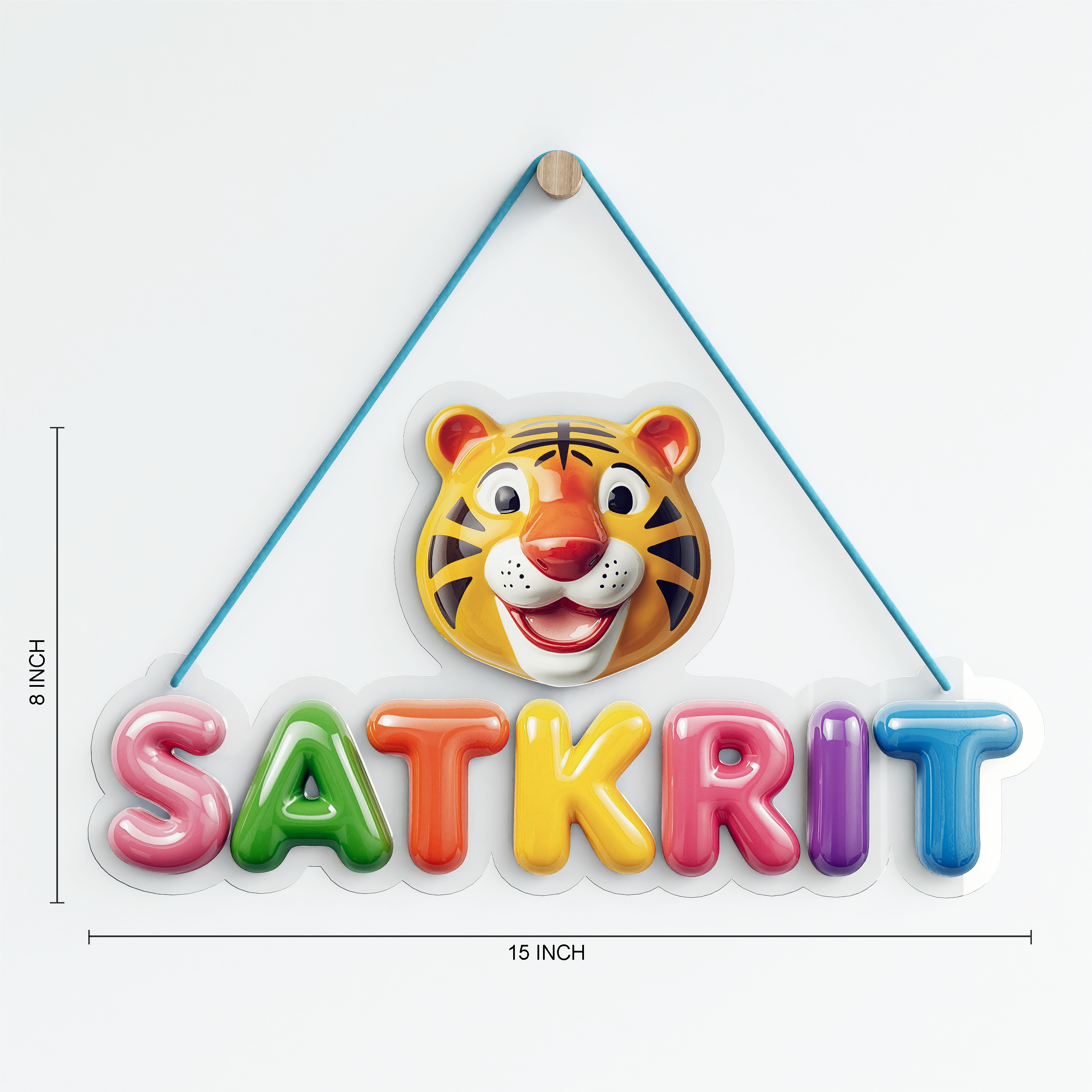 Kids nameplate - Ceramic look