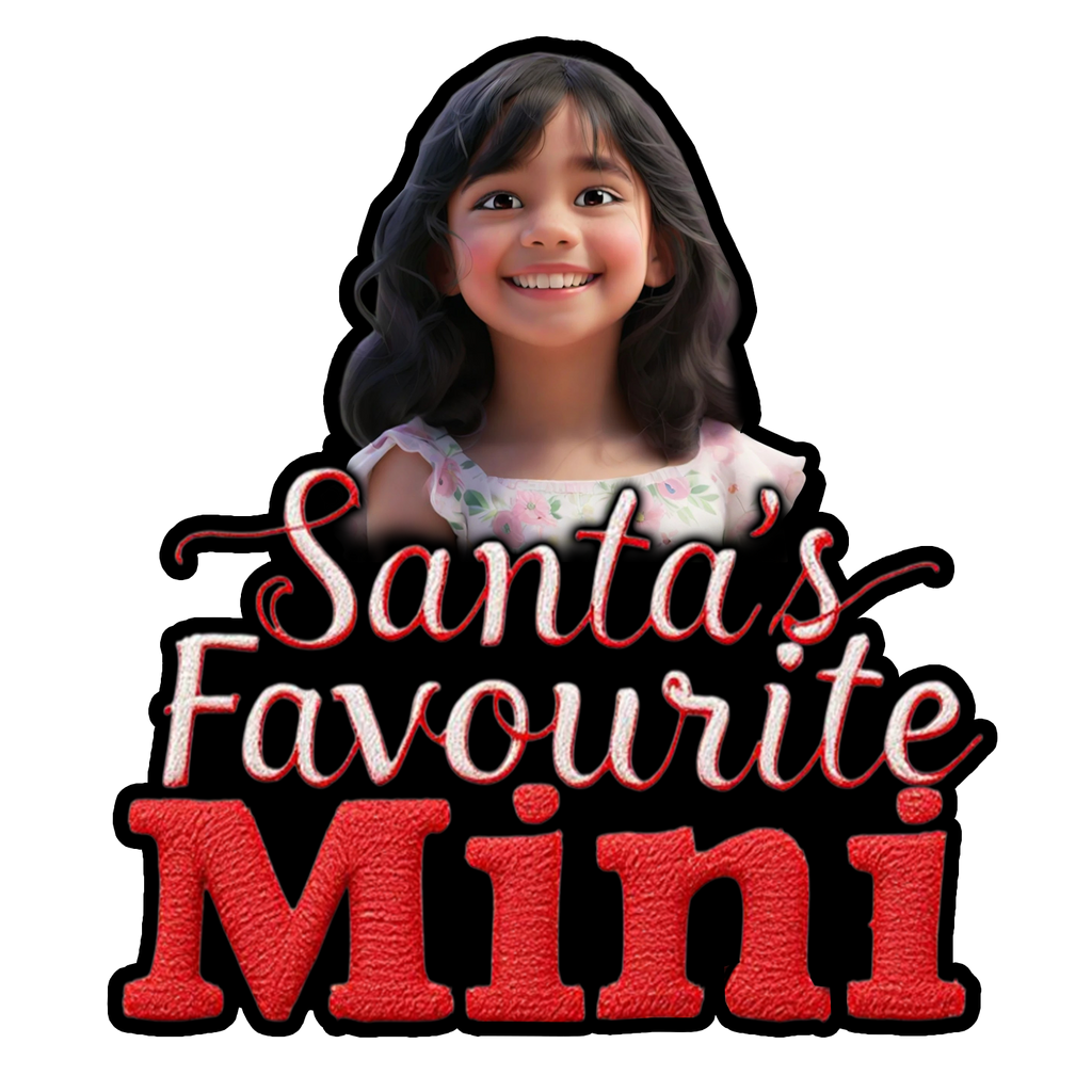 Santa's Favourite Mini - Fridge magnet