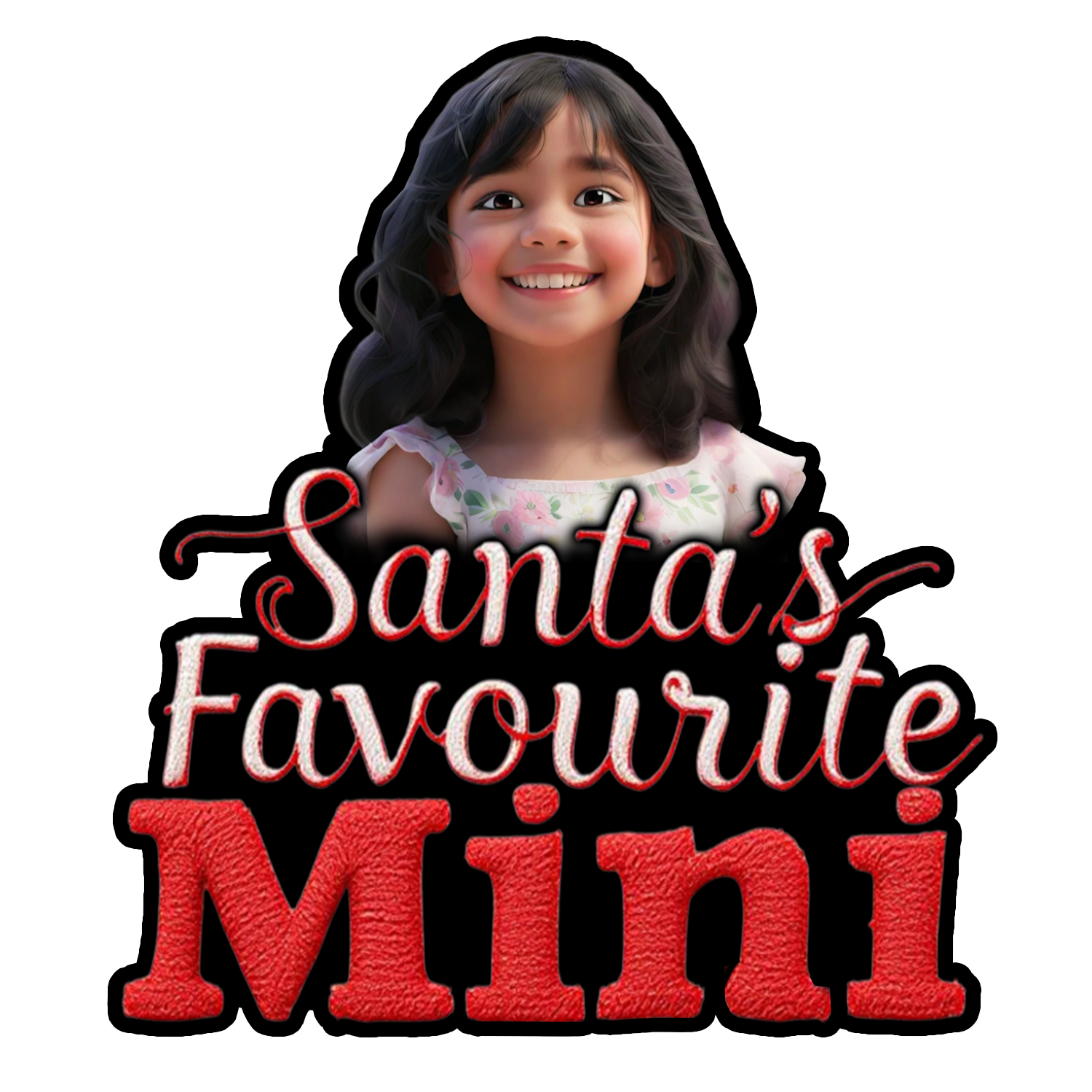 Santa's Favourite Mini - Fridge magnet
