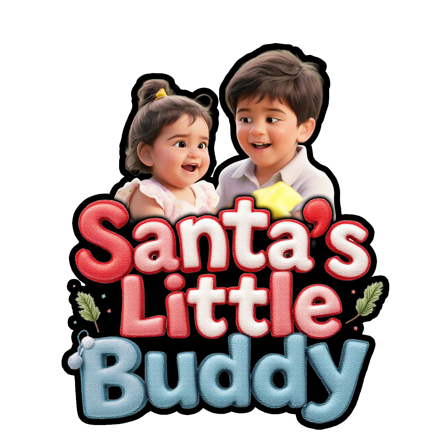 Santa's Little Buddy - Fridge magnet