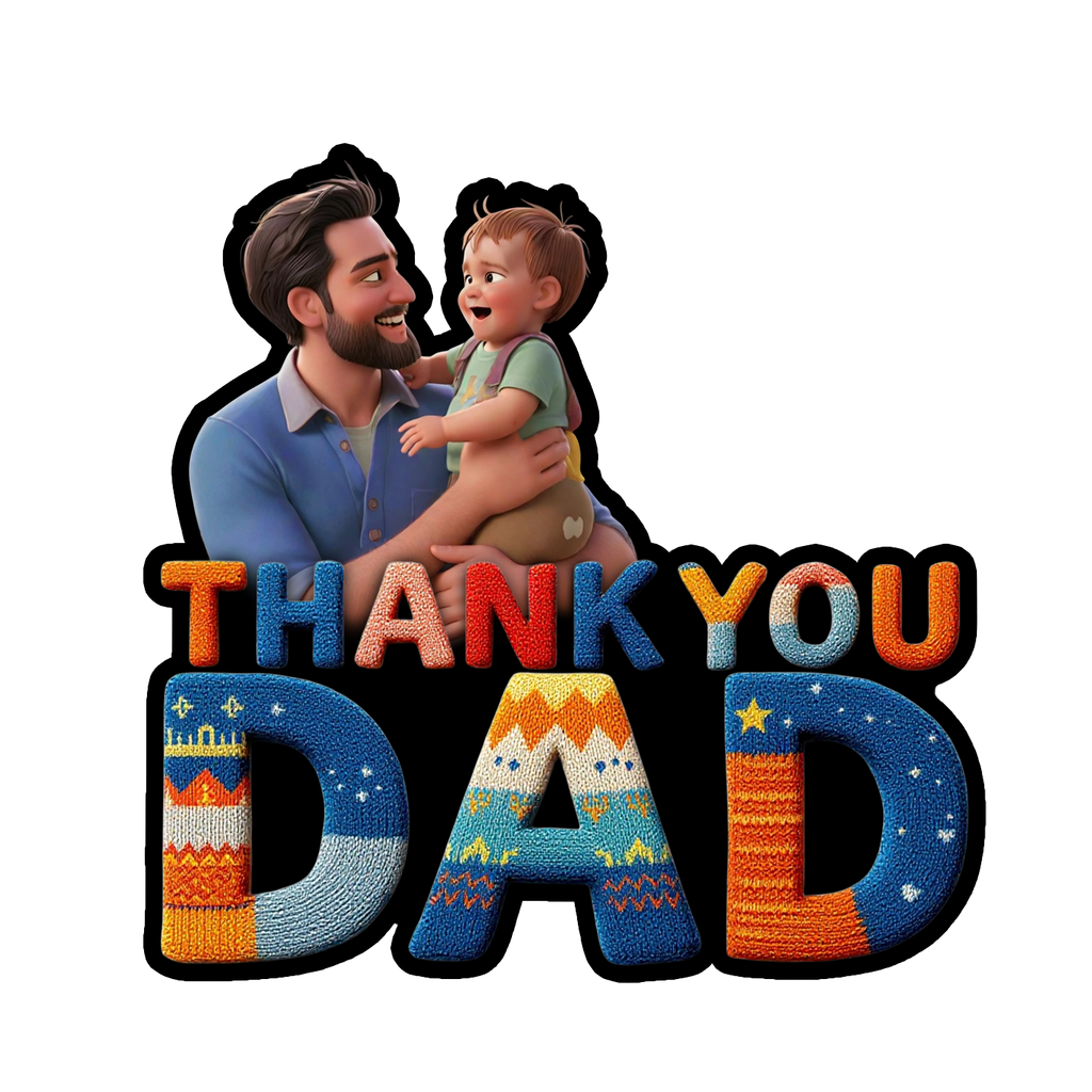 Thank you dad - Fridge magnet