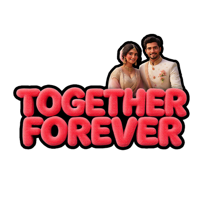Together forever - Fridge magnet