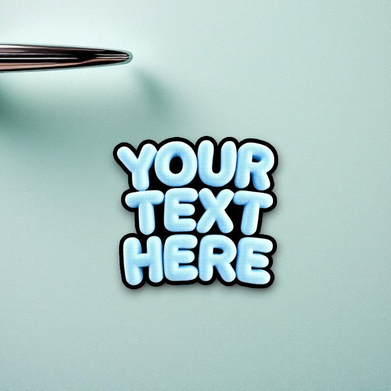 Personalized fridge magnet