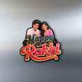 Happy Rakhi — Personalized Fridge Magnet 02