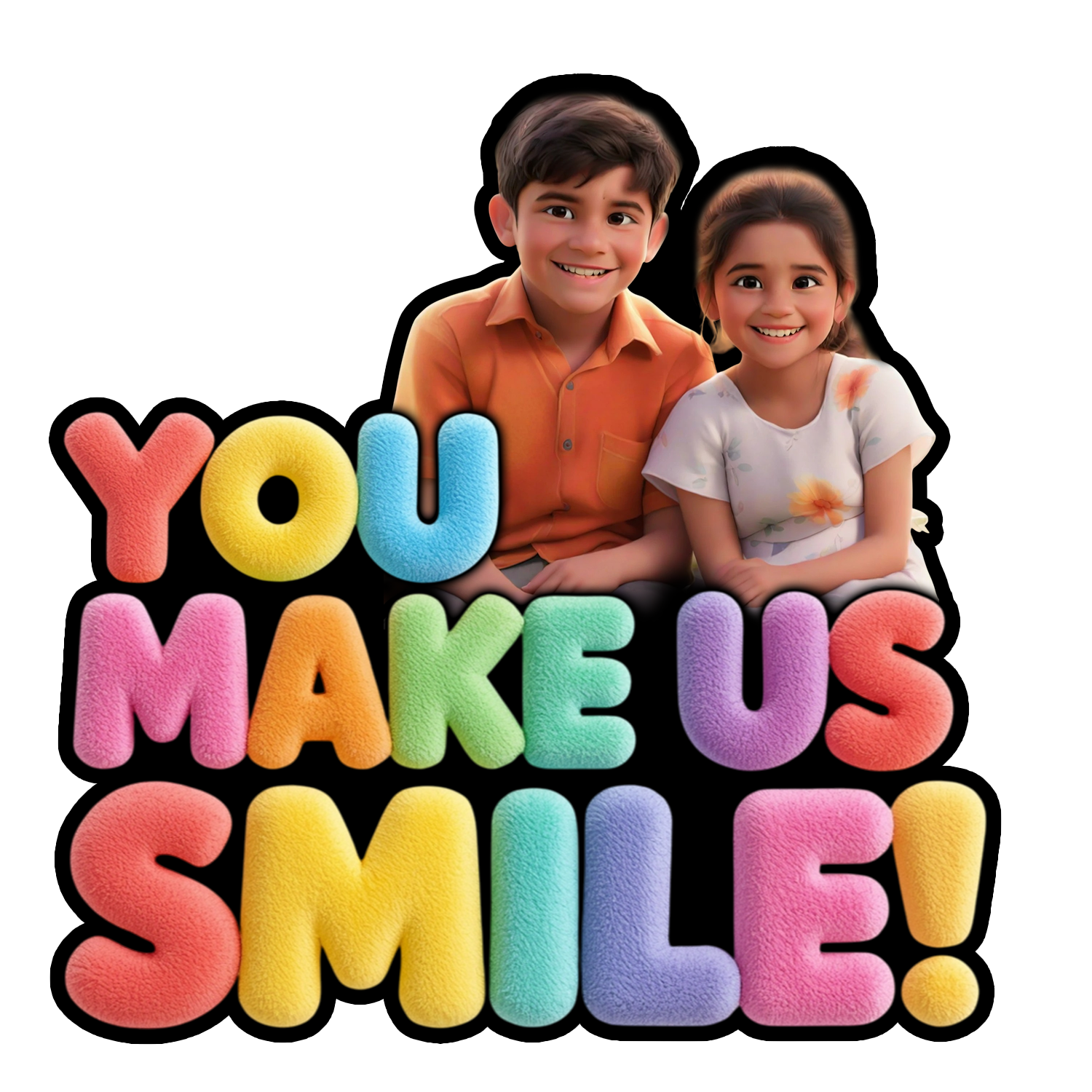 You make us smile - Fridge magnet